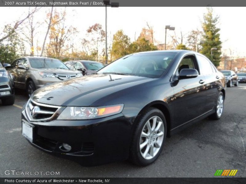 Nighthawk Black Pearl / Ebony 2007 Acura TSX Sedan