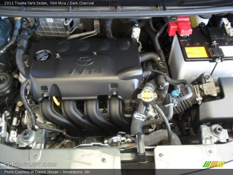 Flint Mica / Dark Charcoal 2011 Toyota Yaris Sedan
