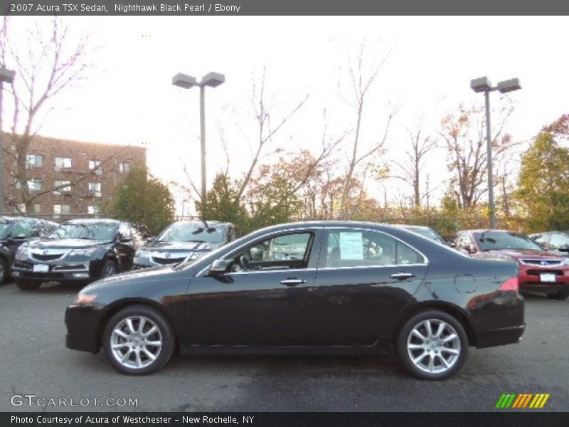 Nighthawk Black Pearl / Ebony 2007 Acura TSX Sedan