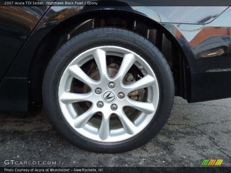 Nighthawk Black Pearl / Ebony 2007 Acura TSX Sedan