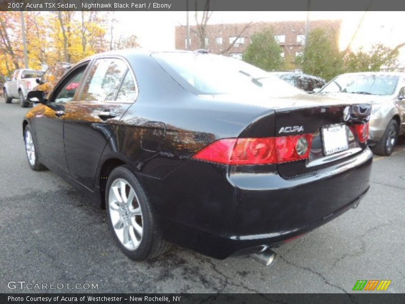 Nighthawk Black Pearl / Ebony 2007 Acura TSX Sedan