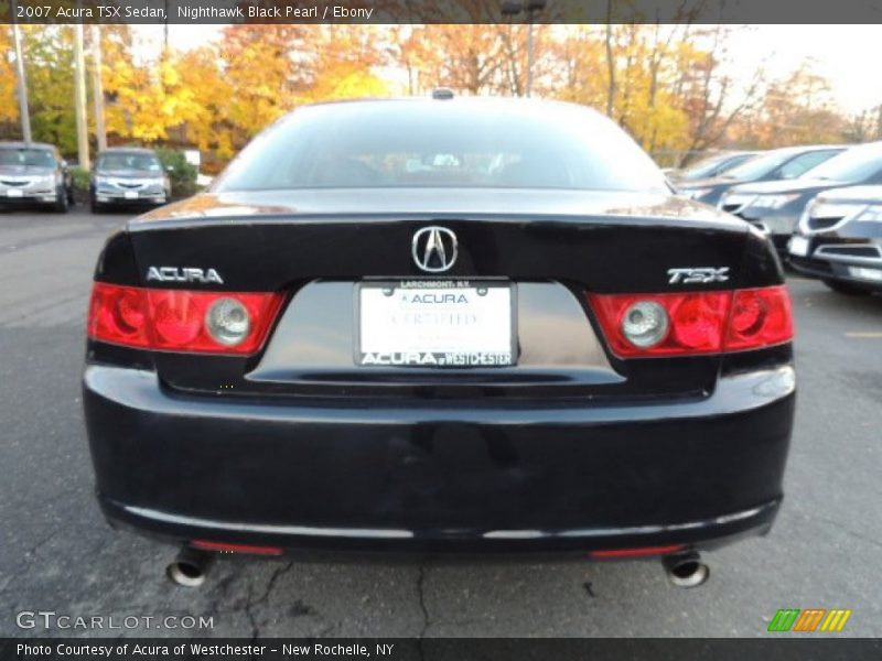 Nighthawk Black Pearl / Ebony 2007 Acura TSX Sedan