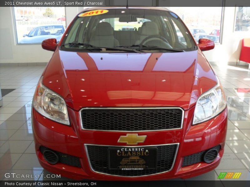 Sport Red / Charcoal 2011 Chevrolet Aveo Aveo5 LT