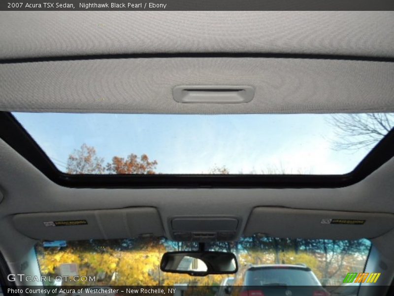 Nighthawk Black Pearl / Ebony 2007 Acura TSX Sedan