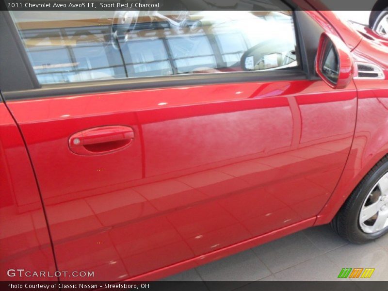 Sport Red / Charcoal 2011 Chevrolet Aveo Aveo5 LT