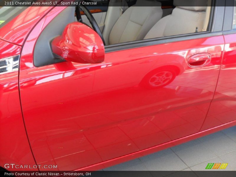 Sport Red / Charcoal 2011 Chevrolet Aveo Aveo5 LT