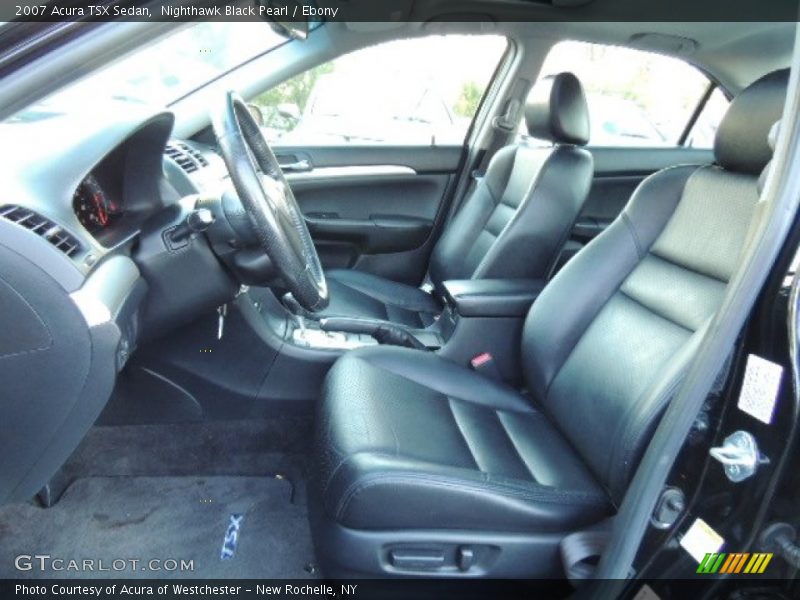 Nighthawk Black Pearl / Ebony 2007 Acura TSX Sedan