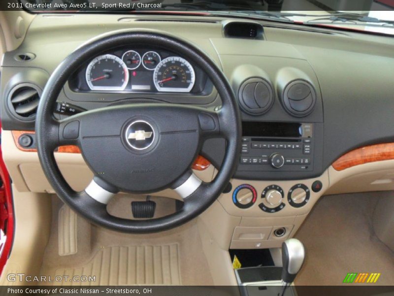 Sport Red / Charcoal 2011 Chevrolet Aveo Aveo5 LT