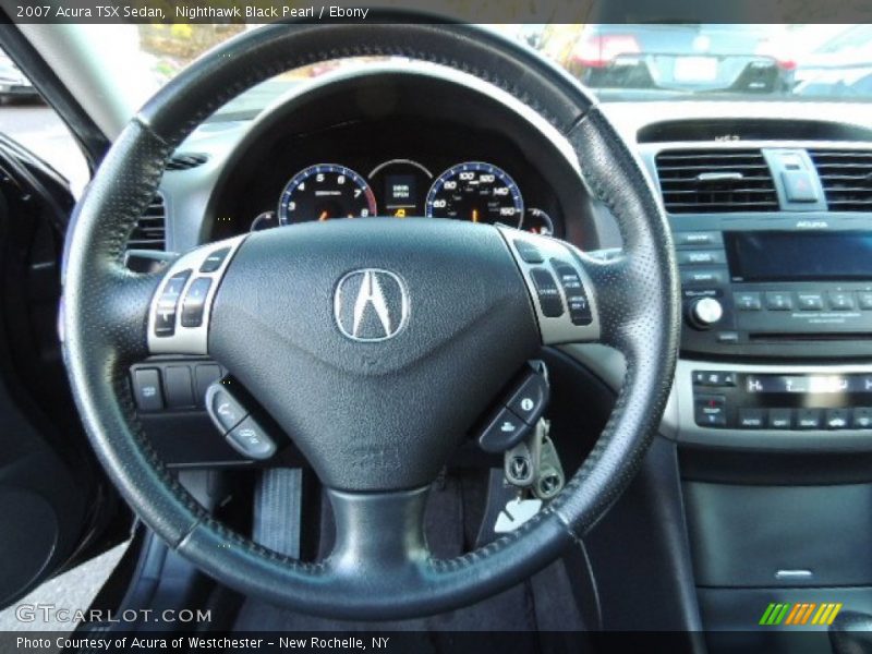 Nighthawk Black Pearl / Ebony 2007 Acura TSX Sedan