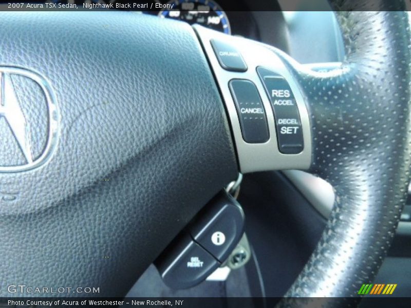 Nighthawk Black Pearl / Ebony 2007 Acura TSX Sedan