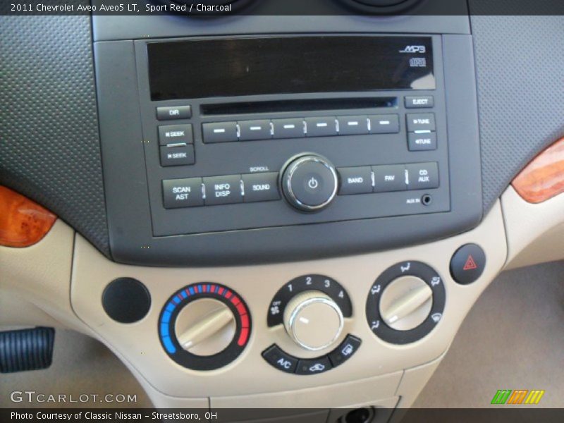 Sport Red / Charcoal 2011 Chevrolet Aveo Aveo5 LT