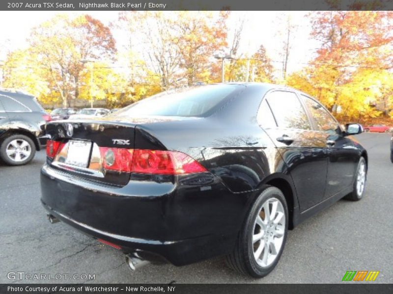 Nighthawk Black Pearl / Ebony 2007 Acura TSX Sedan