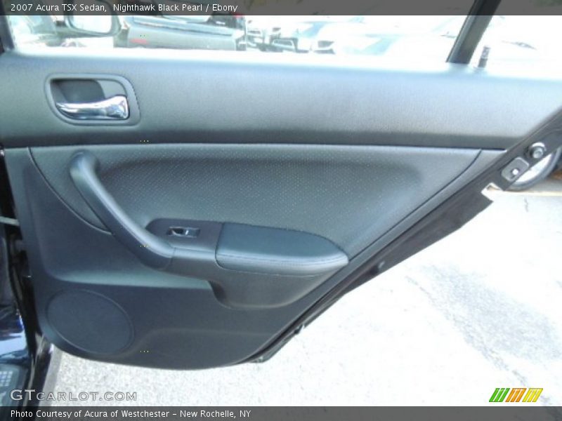 Nighthawk Black Pearl / Ebony 2007 Acura TSX Sedan