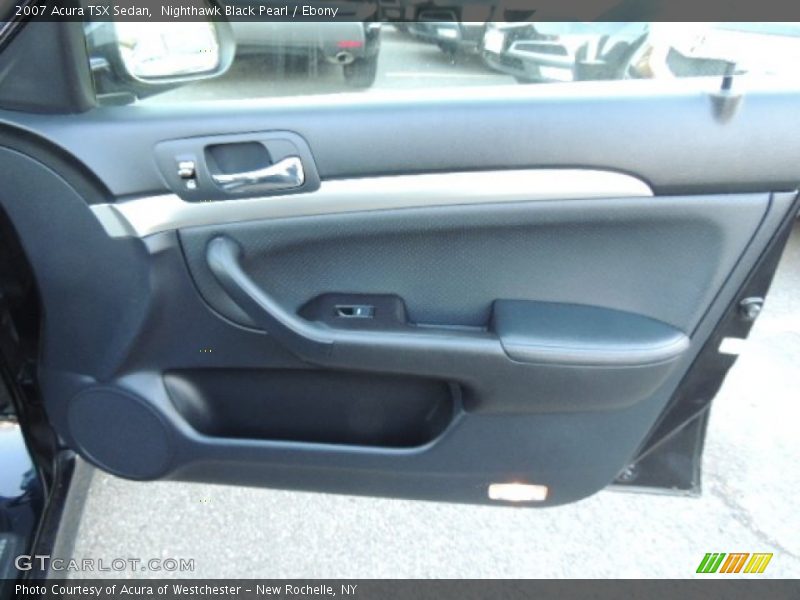 Nighthawk Black Pearl / Ebony 2007 Acura TSX Sedan