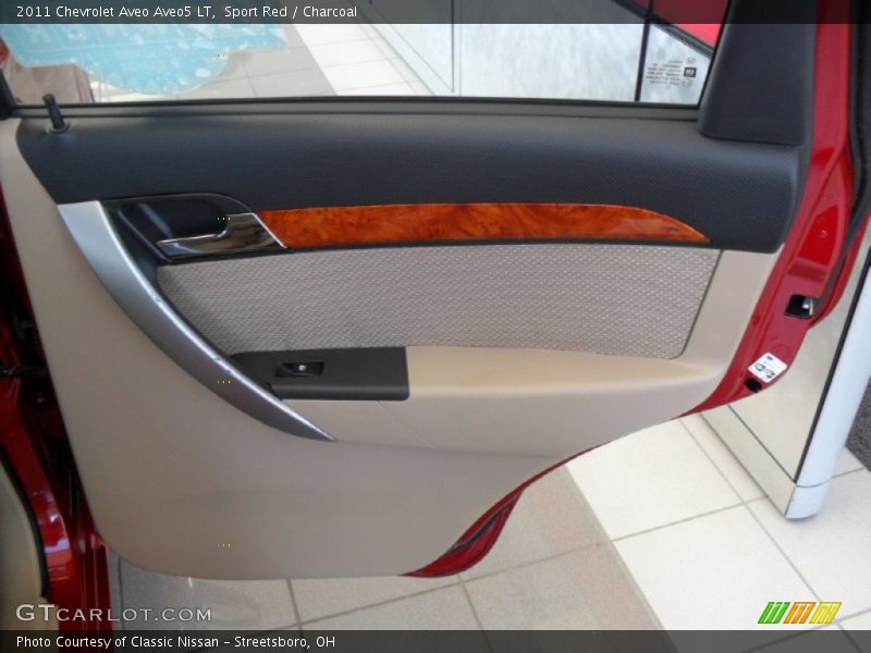 Sport Red / Charcoal 2011 Chevrolet Aveo Aveo5 LT