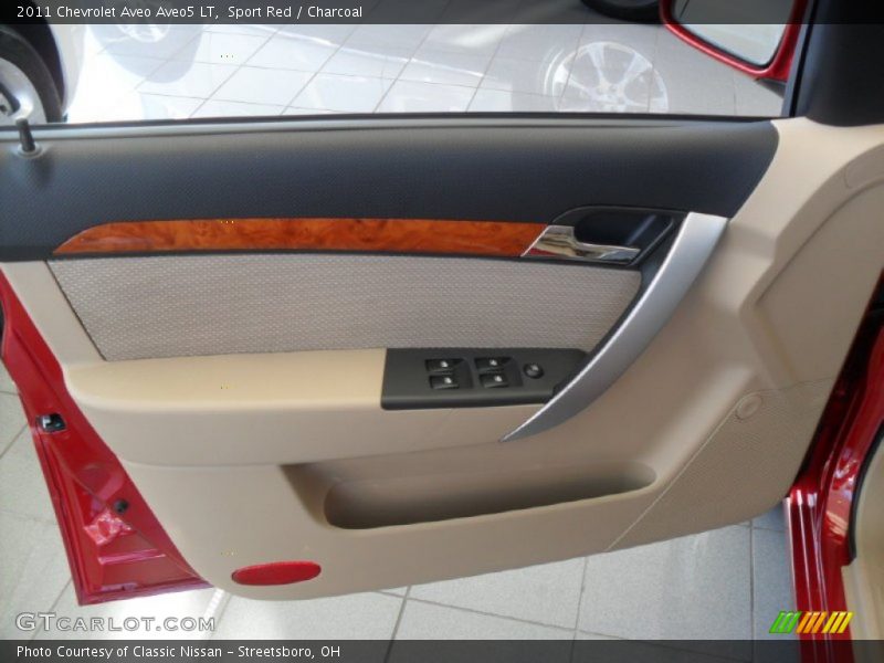 Sport Red / Charcoal 2011 Chevrolet Aveo Aveo5 LT