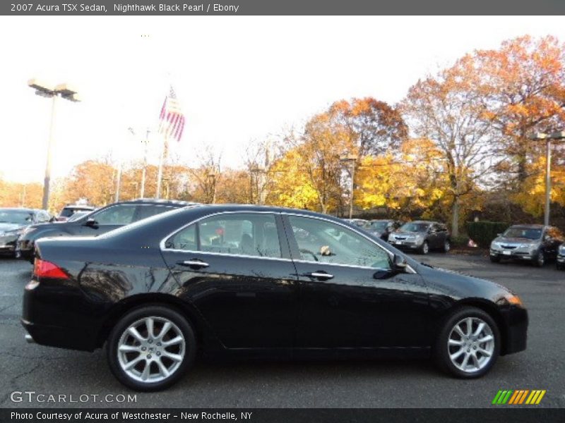 Nighthawk Black Pearl / Ebony 2007 Acura TSX Sedan