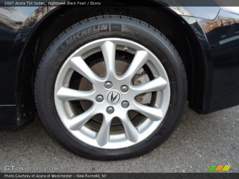 Nighthawk Black Pearl / Ebony 2007 Acura TSX Sedan