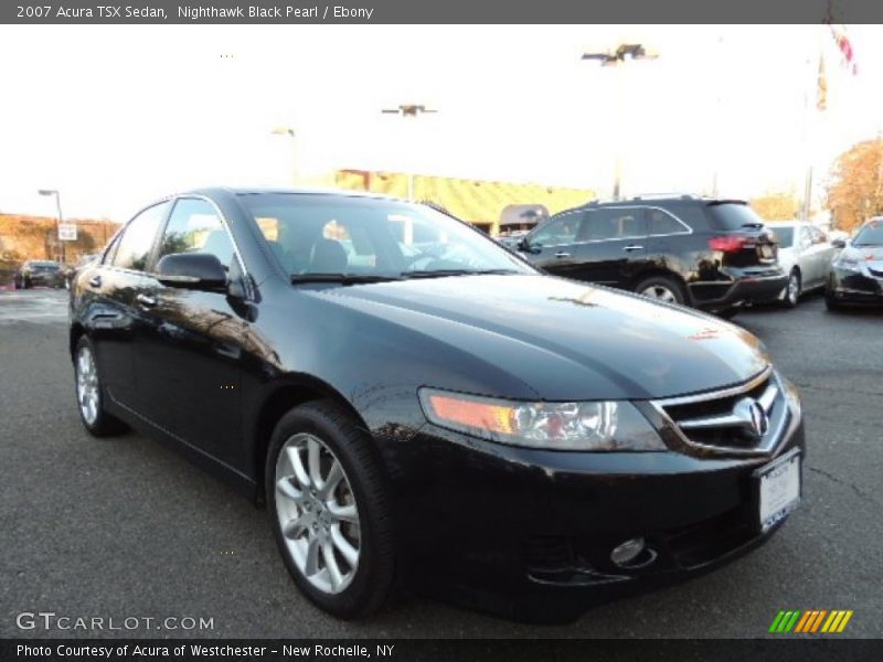 Nighthawk Black Pearl / Ebony 2007 Acura TSX Sedan