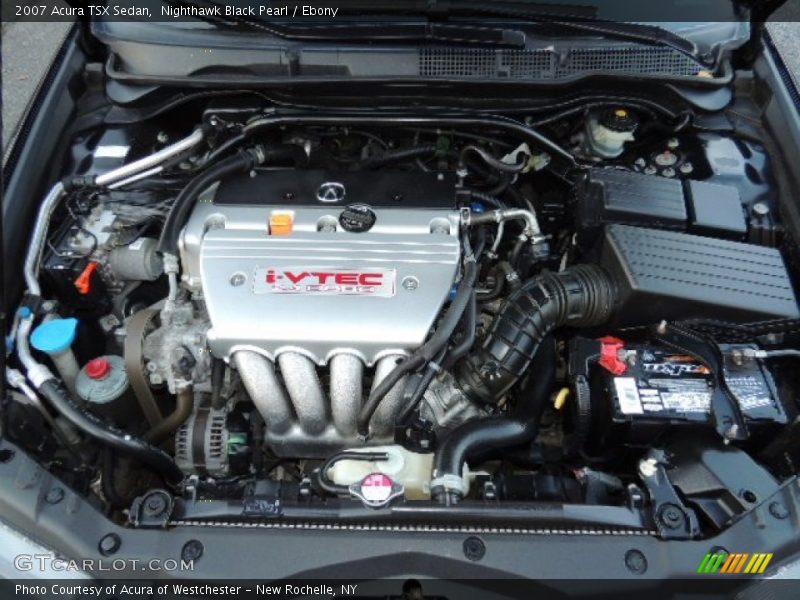Nighthawk Black Pearl / Ebony 2007 Acura TSX Sedan
