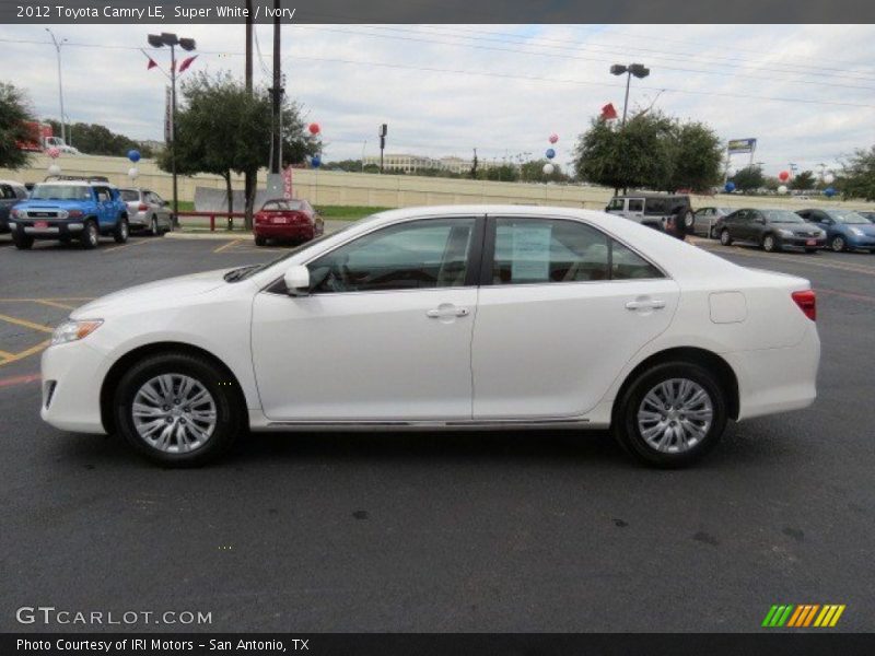 Super White / Ivory 2012 Toyota Camry LE