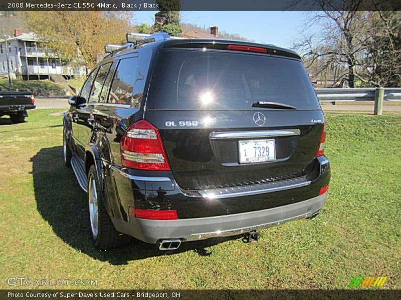 Black / Black 2008 Mercedes-Benz GL 550 4Matic