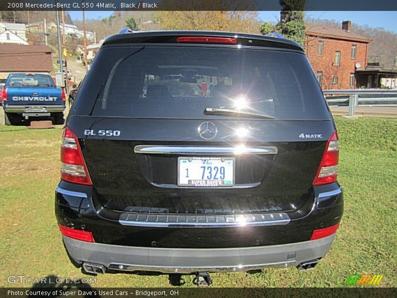 Black / Black 2008 Mercedes-Benz GL 550 4Matic