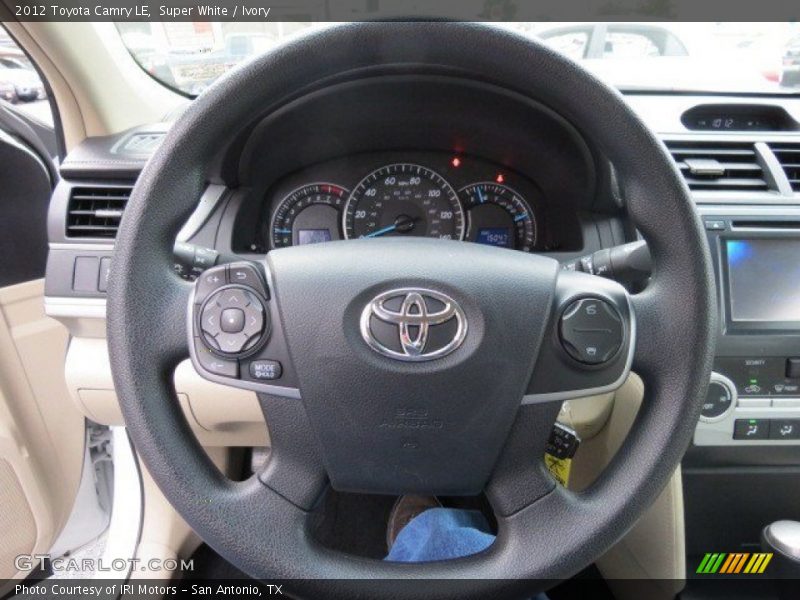 Super White / Ivory 2012 Toyota Camry LE