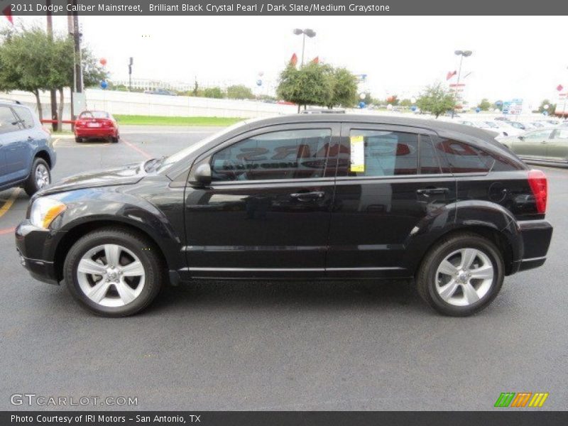 Brilliant Black Crystal Pearl / Dark Slate/Medium Graystone 2011 Dodge Caliber Mainstreet