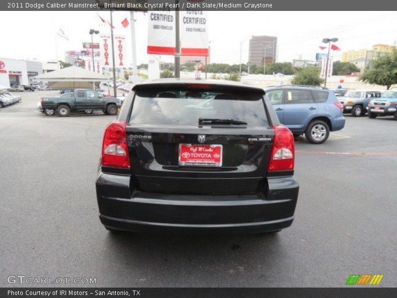 Brilliant Black Crystal Pearl / Dark Slate/Medium Graystone 2011 Dodge Caliber Mainstreet