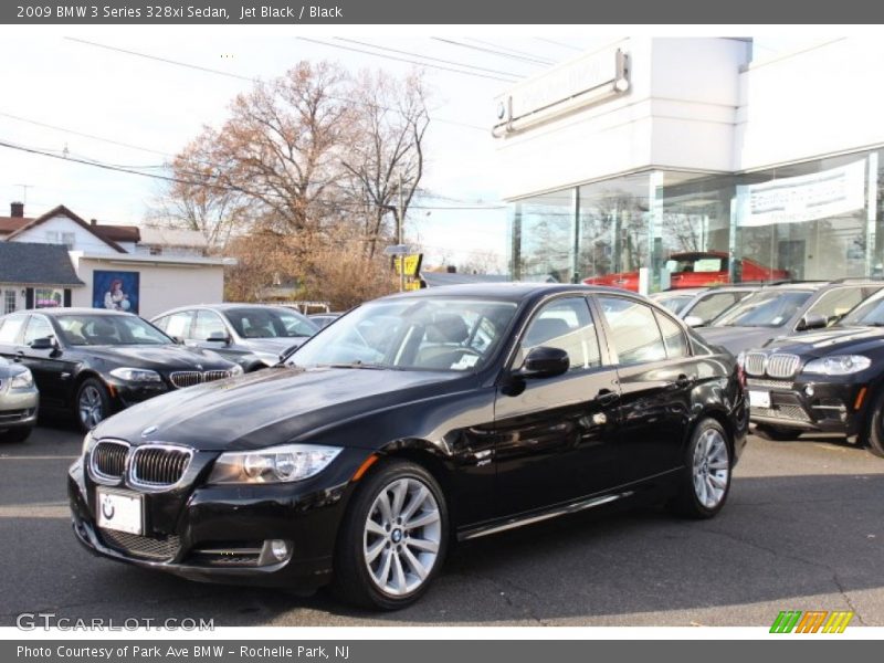 Jet Black / Black 2009 BMW 3 Series 328xi Sedan
