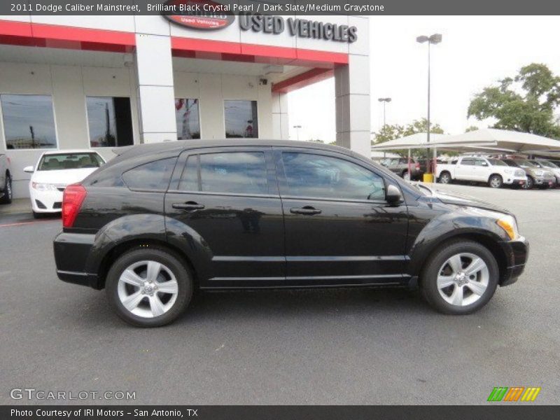 Brilliant Black Crystal Pearl / Dark Slate/Medium Graystone 2011 Dodge Caliber Mainstreet