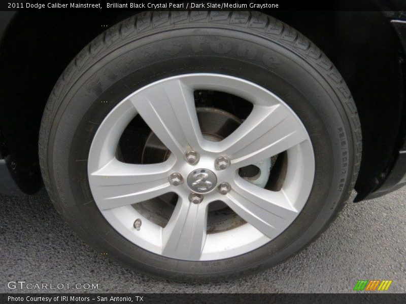 Brilliant Black Crystal Pearl / Dark Slate/Medium Graystone 2011 Dodge Caliber Mainstreet