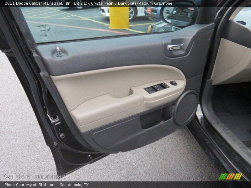 Brilliant Black Crystal Pearl / Dark Slate/Medium Graystone 2011 Dodge Caliber Mainstreet