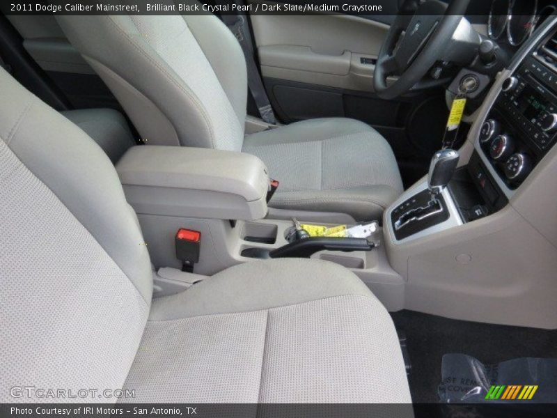 Brilliant Black Crystal Pearl / Dark Slate/Medium Graystone 2011 Dodge Caliber Mainstreet