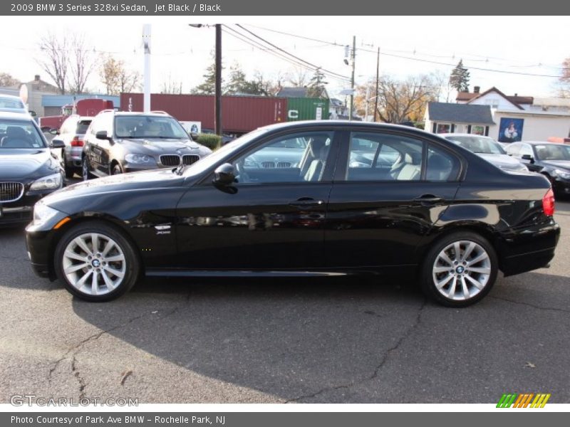 Jet Black / Black 2009 BMW 3 Series 328xi Sedan