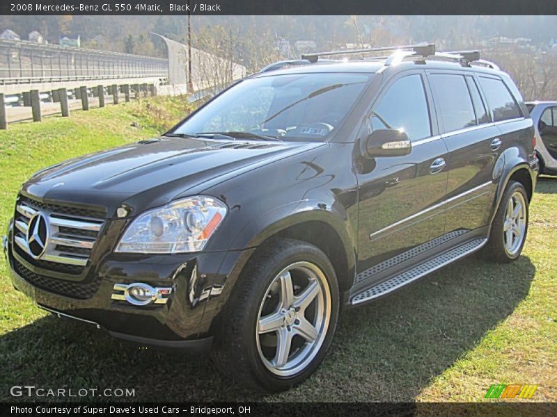 Black / Black 2008 Mercedes-Benz GL 550 4Matic