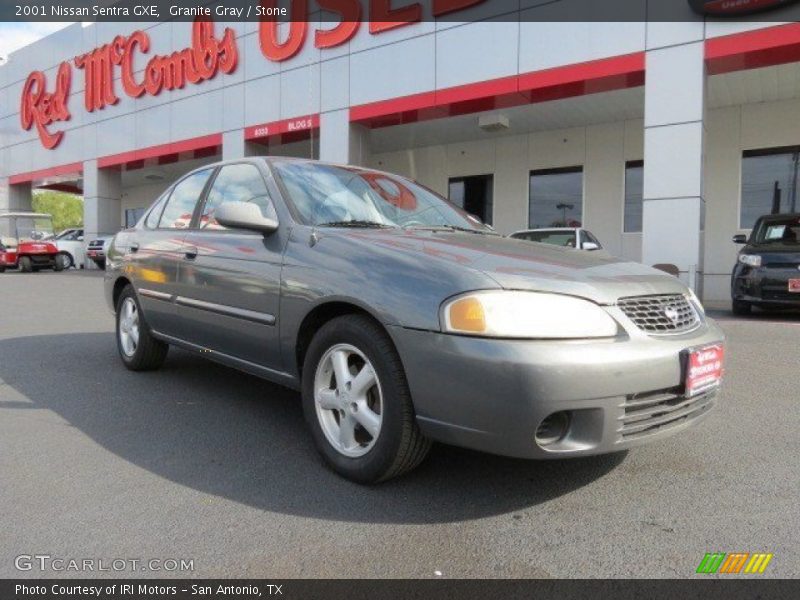 Granite Gray / Stone 2001 Nissan Sentra GXE