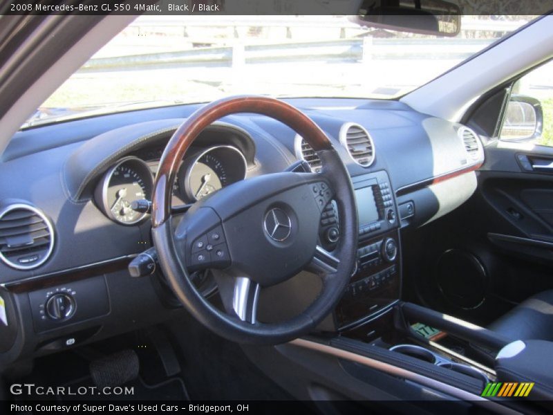 Black / Black 2008 Mercedes-Benz GL 550 4Matic