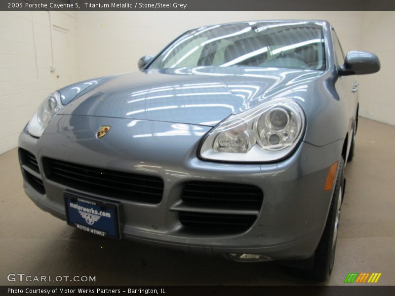 Titanium Metallic / Stone/Steel Grey 2005 Porsche Cayenne S