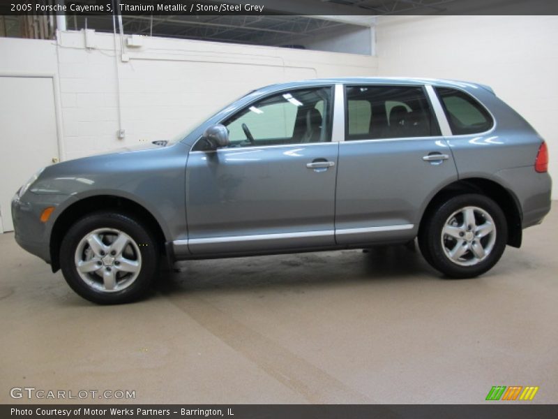 Titanium Metallic / Stone/Steel Grey 2005 Porsche Cayenne S