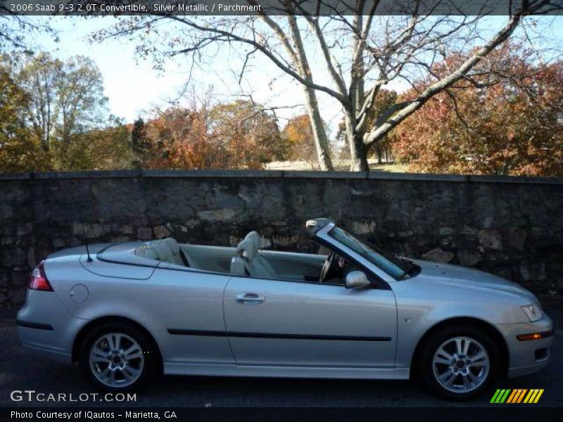 Silver Metallic / Parchment 2006 Saab 9-3 2.0T Convertible