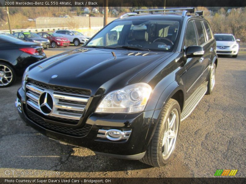 Black / Black 2008 Mercedes-Benz GL 550 4Matic