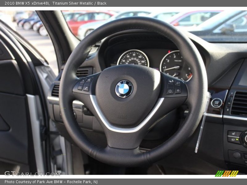 Titanium Silver Metallic / Black 2010 BMW X5 xDrive48i