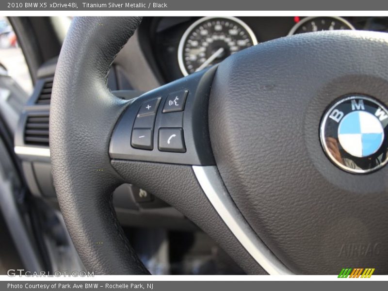 Titanium Silver Metallic / Black 2010 BMW X5 xDrive48i