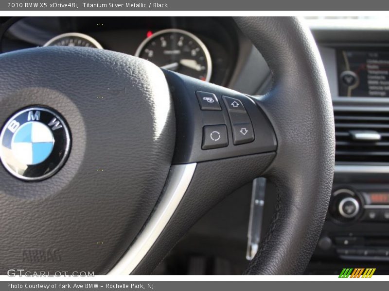 Titanium Silver Metallic / Black 2010 BMW X5 xDrive48i