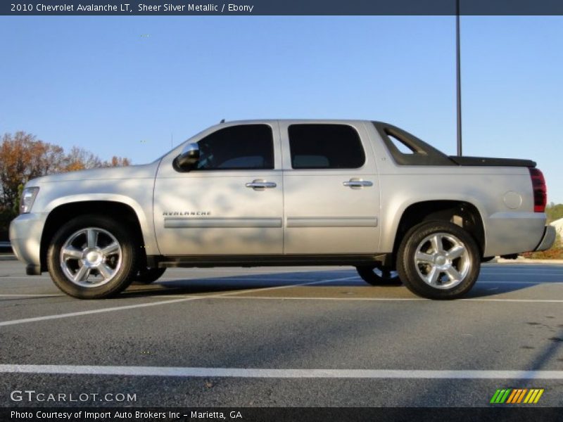 Sheer Silver Metallic / Ebony 2010 Chevrolet Avalanche LT
