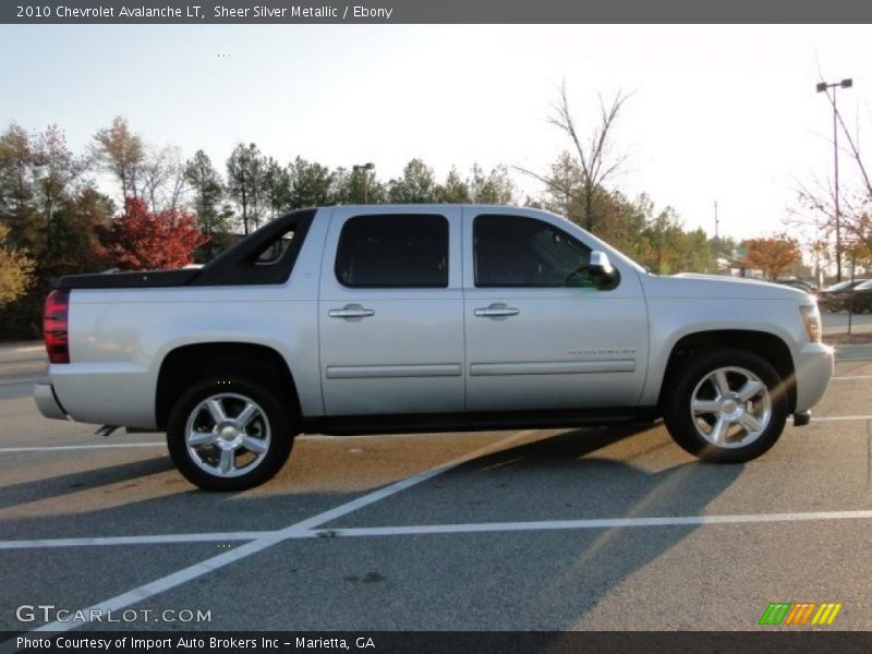 Sheer Silver Metallic / Ebony 2010 Chevrolet Avalanche LT