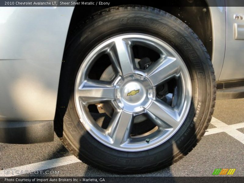 Sheer Silver Metallic / Ebony 2010 Chevrolet Avalanche LT