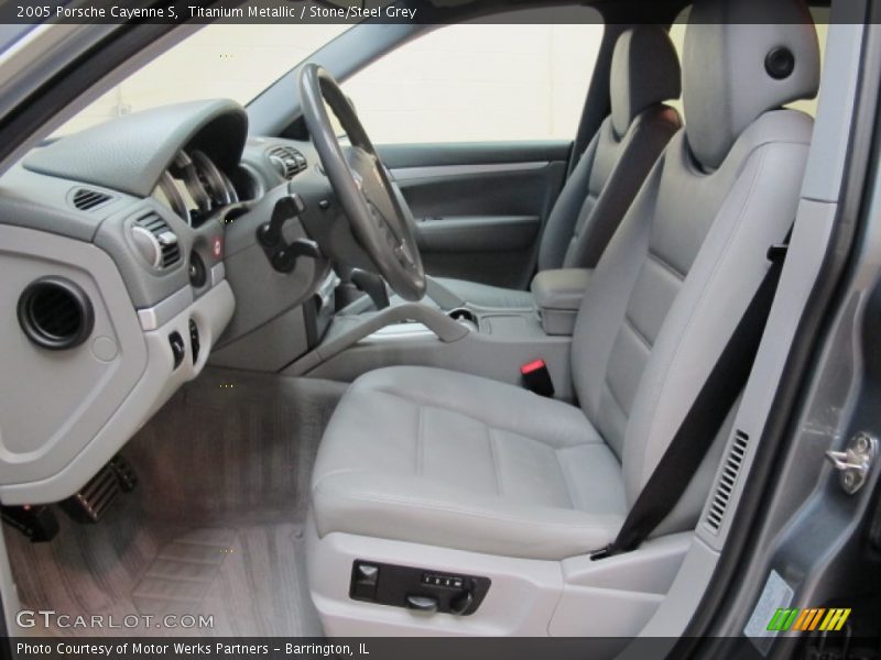 Titanium Metallic / Stone/Steel Grey 2005 Porsche Cayenne S